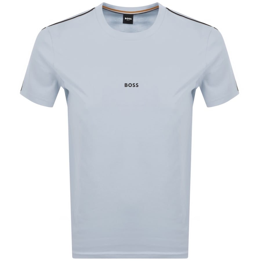 Image number 2 for BOSS Unique T Shirt Light Pastel Blue