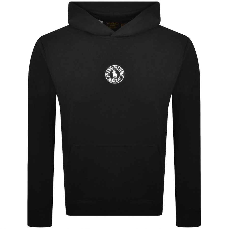 Image number 1 for Ralph Lauren Logo Hoodie Black