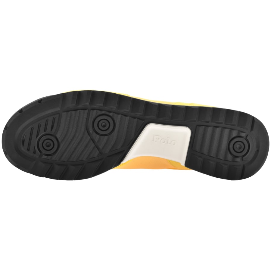 Image number 5 for Ralph Lauren Varick Trainers Yellow
