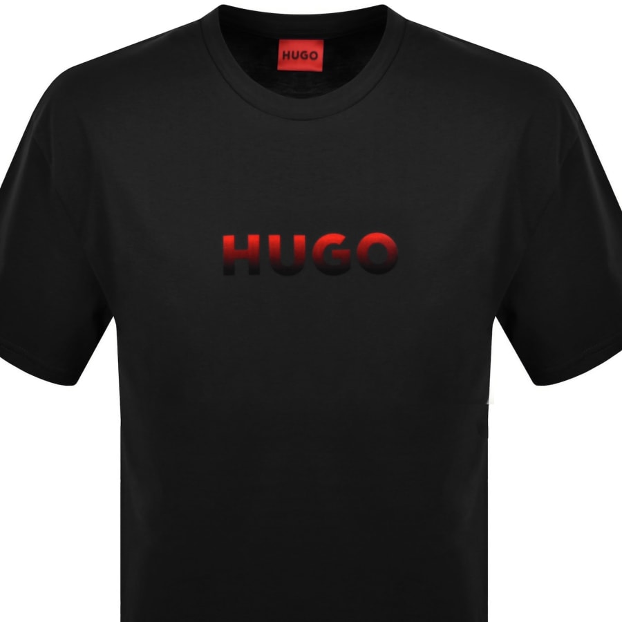 Image number 2 for HUGO Ray Short Sleeve T Shirt Black