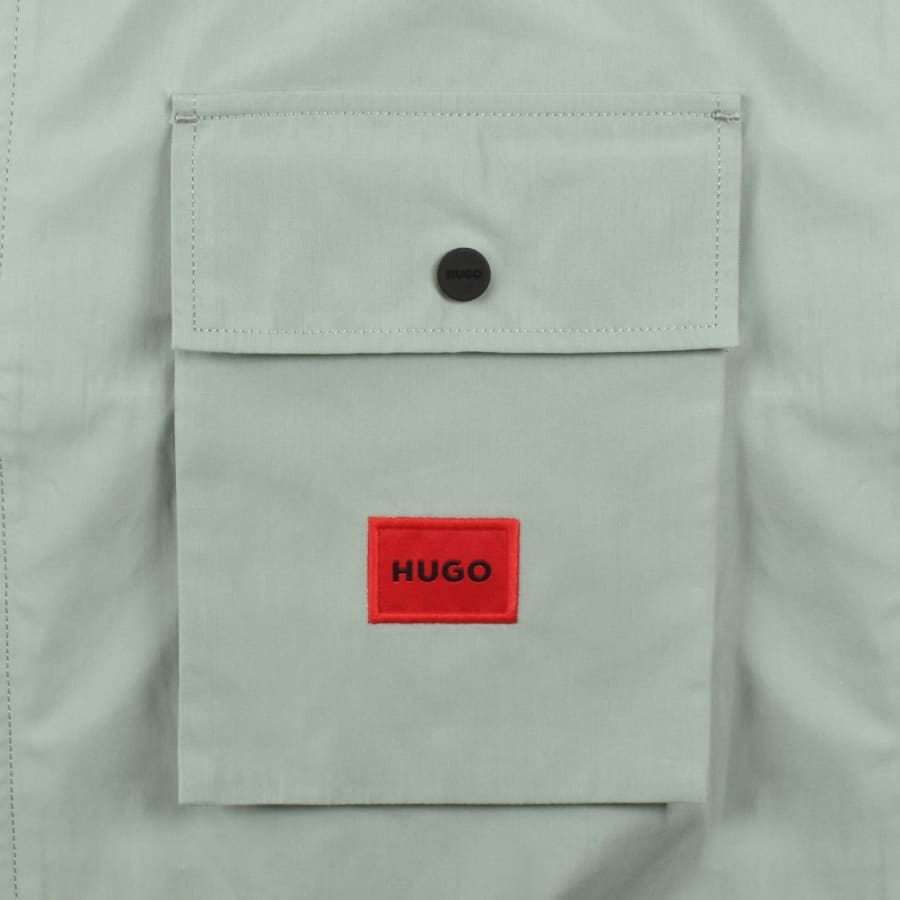 Image number 4 for HUGO Emmond Overshirt Green