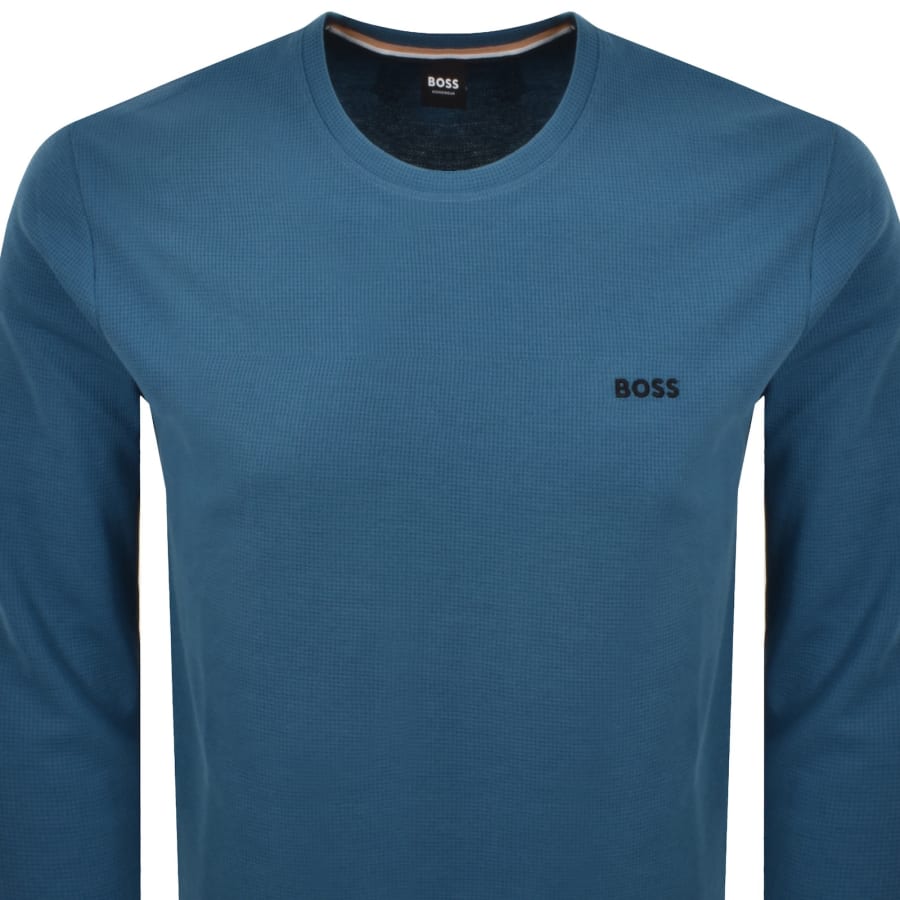 Image number 2 for BOSS Waffle T Shirt Blue