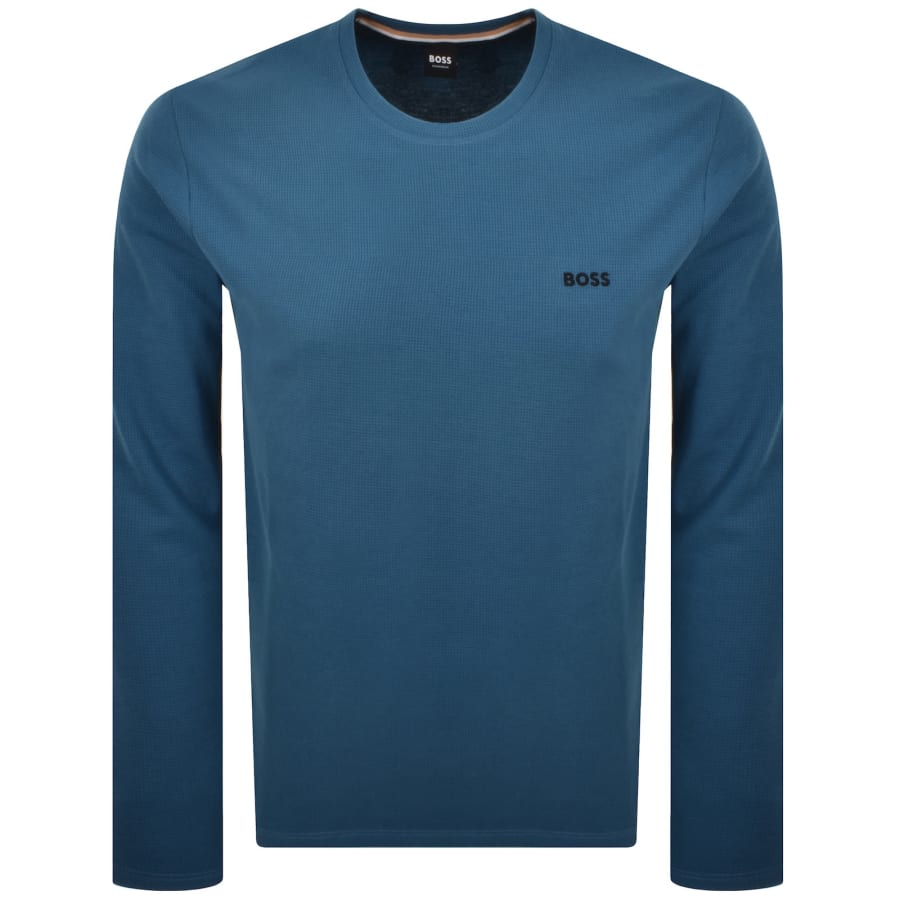 Image number 1 for BOSS Waffle T Shirt Blue