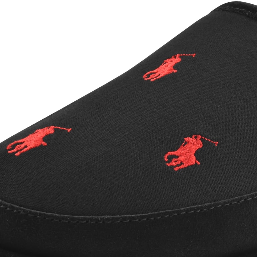Image number 4 for Ralph Lauren Reade Scuff Slippers Black