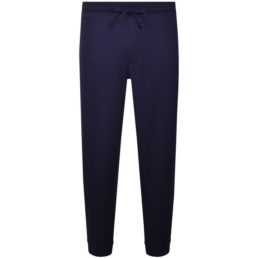 Image number 2 for HUGO Austin Waffle Joggers Navy