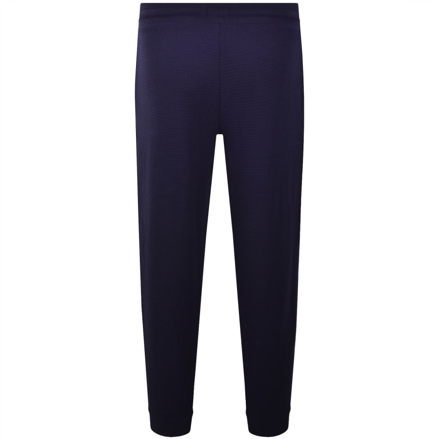 Image number 3 for HUGO Austin Waffle Joggers Navy