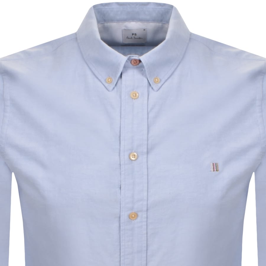 Image number 2 for Paul Smith Tailored Fit Long Sleeve Shirt Blue