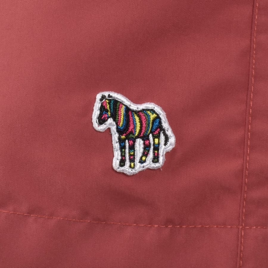 Image number 3 for Paul Smith Zebra Swim Shorts Red