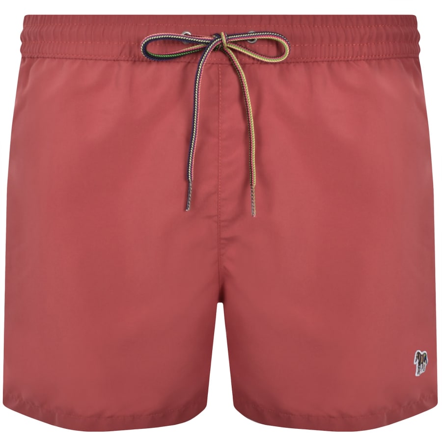Image number 1 for Paul Smith Zebra Swim Shorts Red