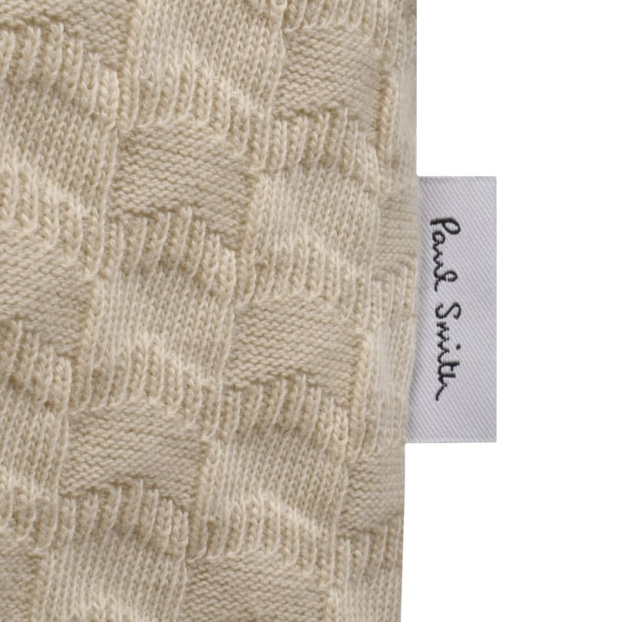 Image number 4 for Paul Smith Long Sleeved Polo Shirt Beige