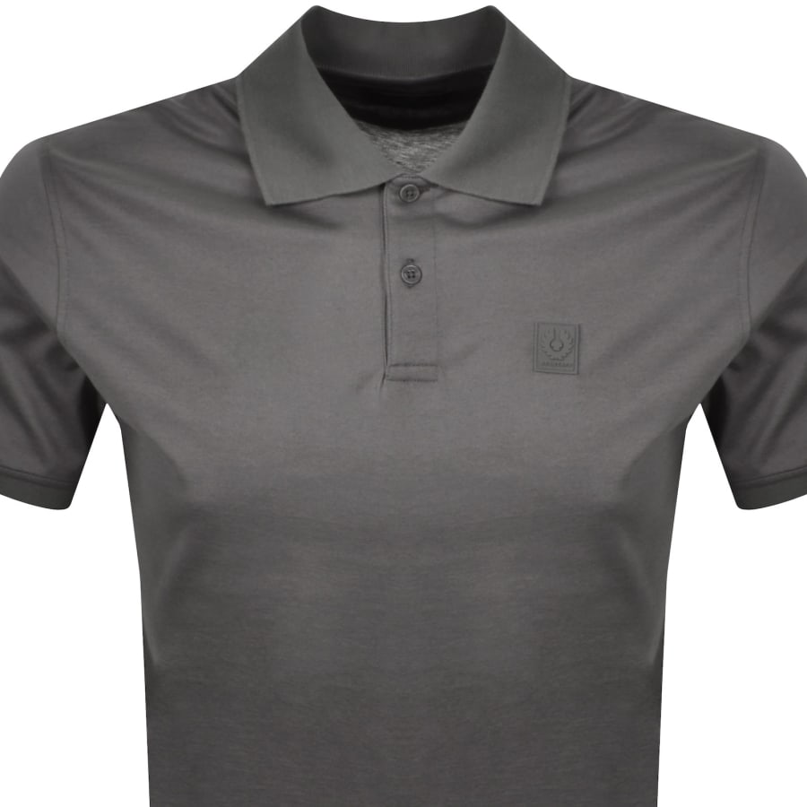 Image number 2 for Belstaff Steel Polo T Shirt Tornado Grey