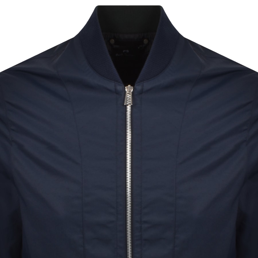 Image number 2 for Paul Smith Bomber Jacket Navy