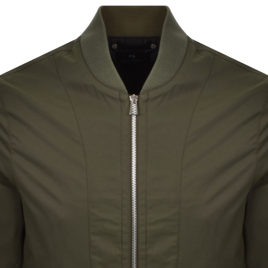 Image number 2 for Paul Smith Bomber Jacket Green