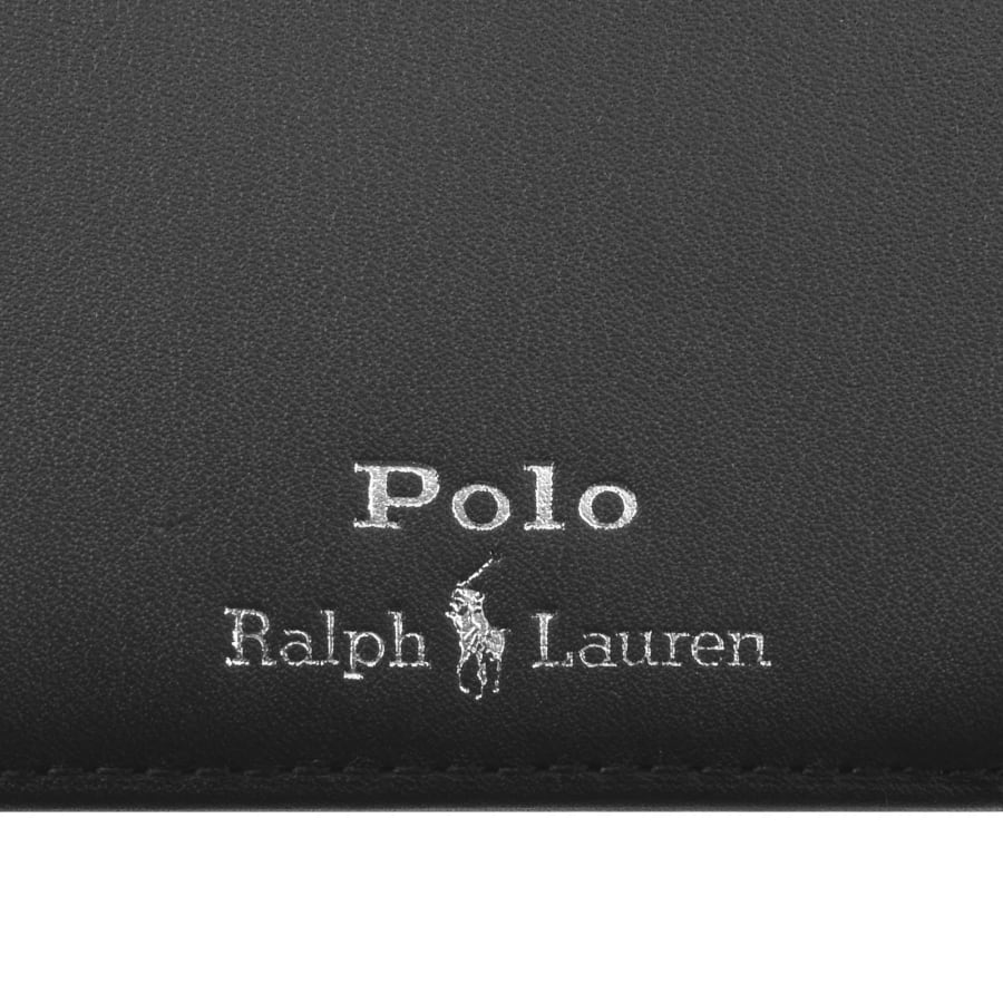 Image number 4 for Ralph Lauren Billfold Leather Wallet Black