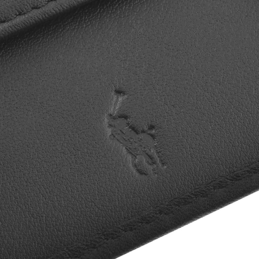 Image number 5 for Ralph Lauren Billfold Leather Wallet Black