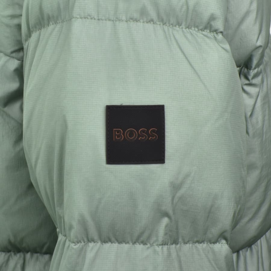 Image number 4 for BOSS Orbok Puffer Jacket Light Green