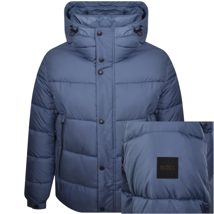 Image number 1 for BOSS Omaris Puffer Jacket Blue