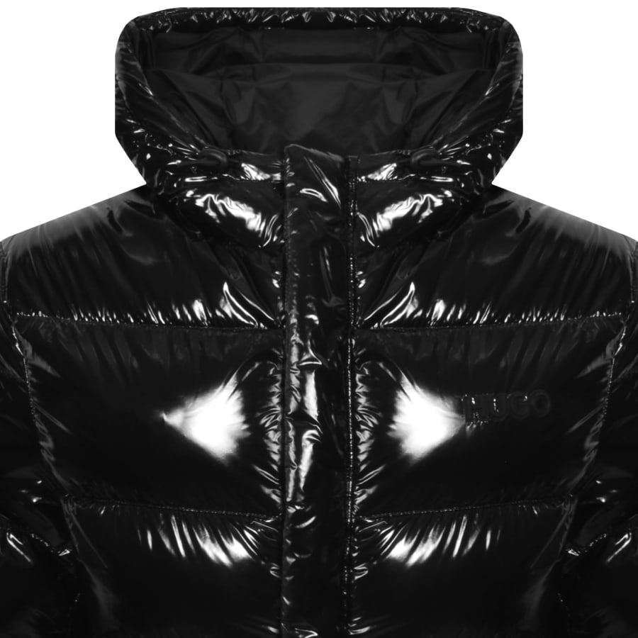 Image number 2 for HUGO Balto Gloss Puffer Jacket Black