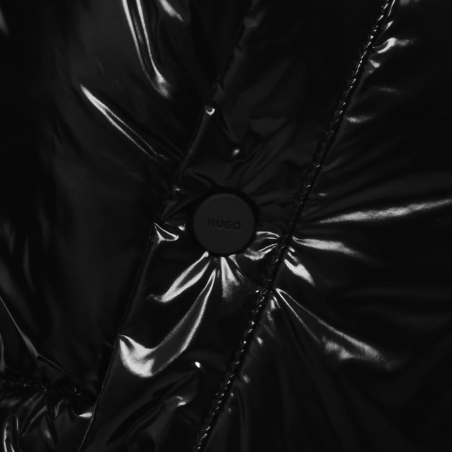 Image number 5 for HUGO Balto Gloss Puffer Jacket Black
