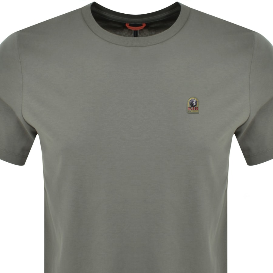 Image number 2 for Parajumpers Patch T Shirt Grey