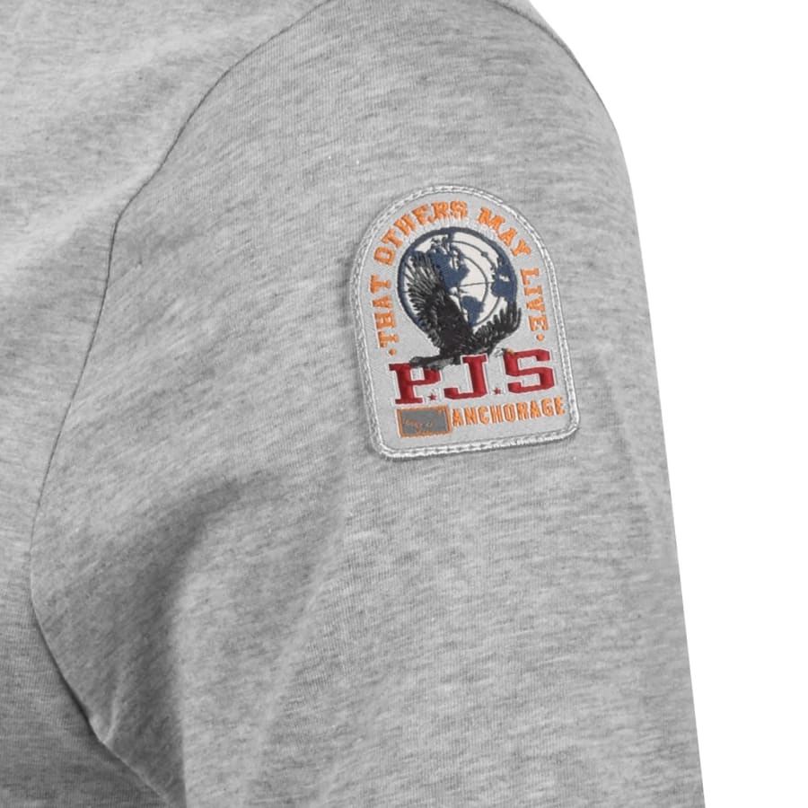 Image number 4 for Parajumpers Shispare T Shirt Grey