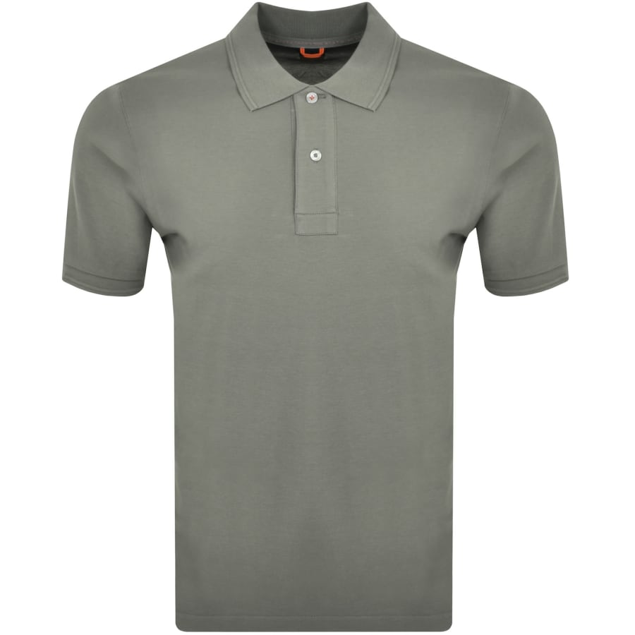 Image number 2 for Parajumpers Gangapuma Polo T Shirt Grey