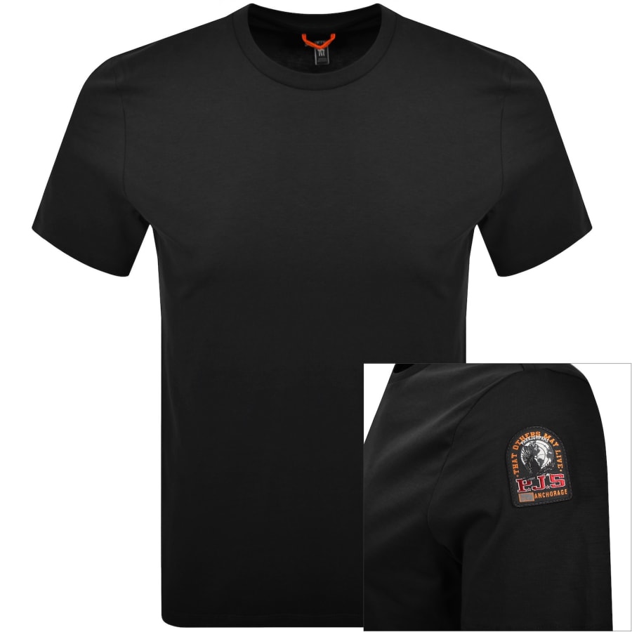 Image number 1 for Parajumpers Shispare T Shirt Black