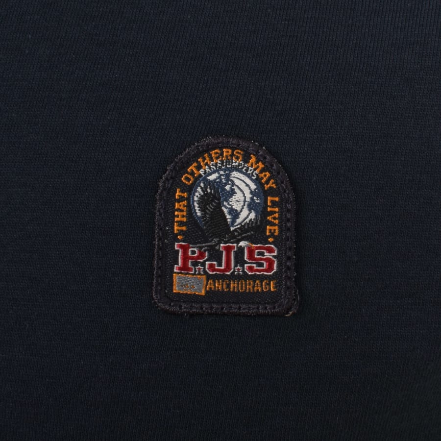 Image number 3 for Parajumpers Patch T Shirt Navy