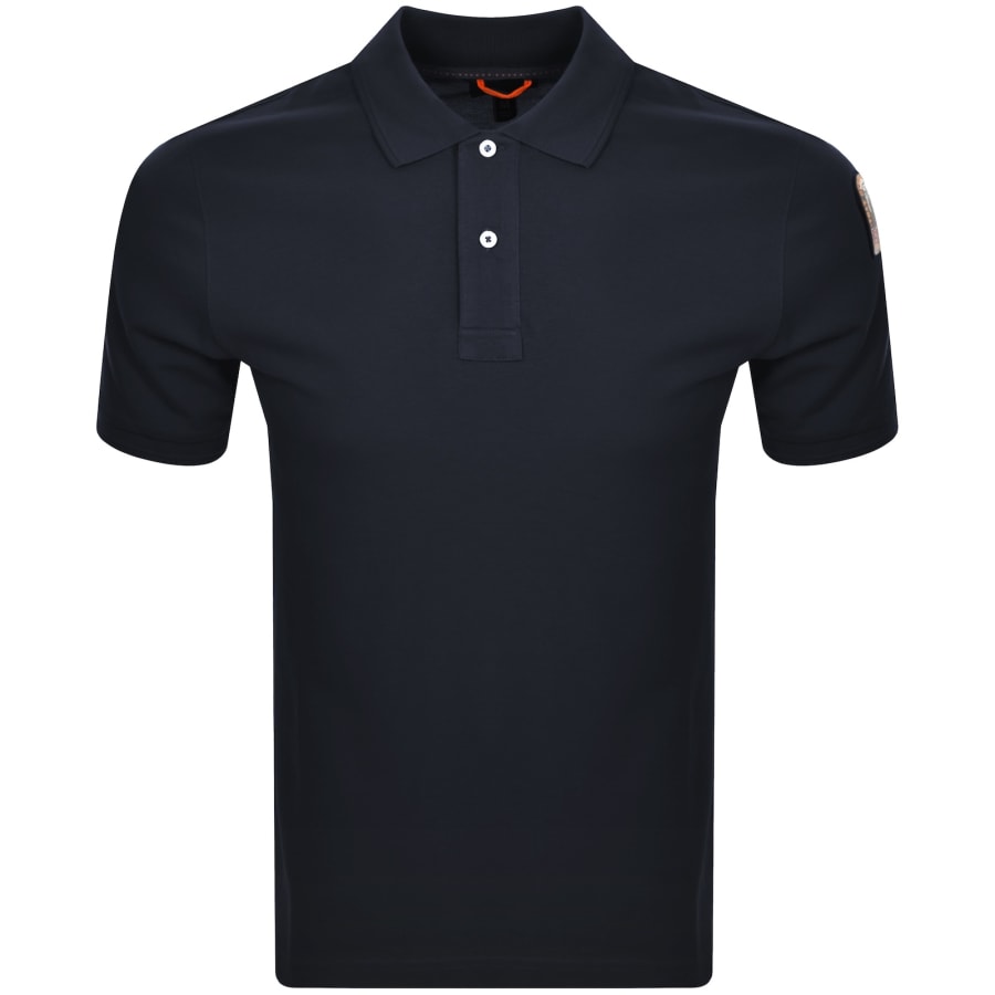 Image number 2 for Parajumpers Gangapuma Polo T Shirt Navy