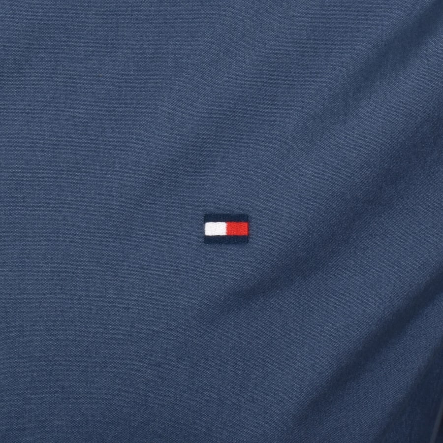 Image number 3 for Tommy Hilfiger Flex Poplin Regular Fit Shirt Blue