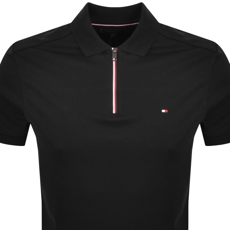 Image number 2 for Tommy Hilfiger Polo T Shirt Black