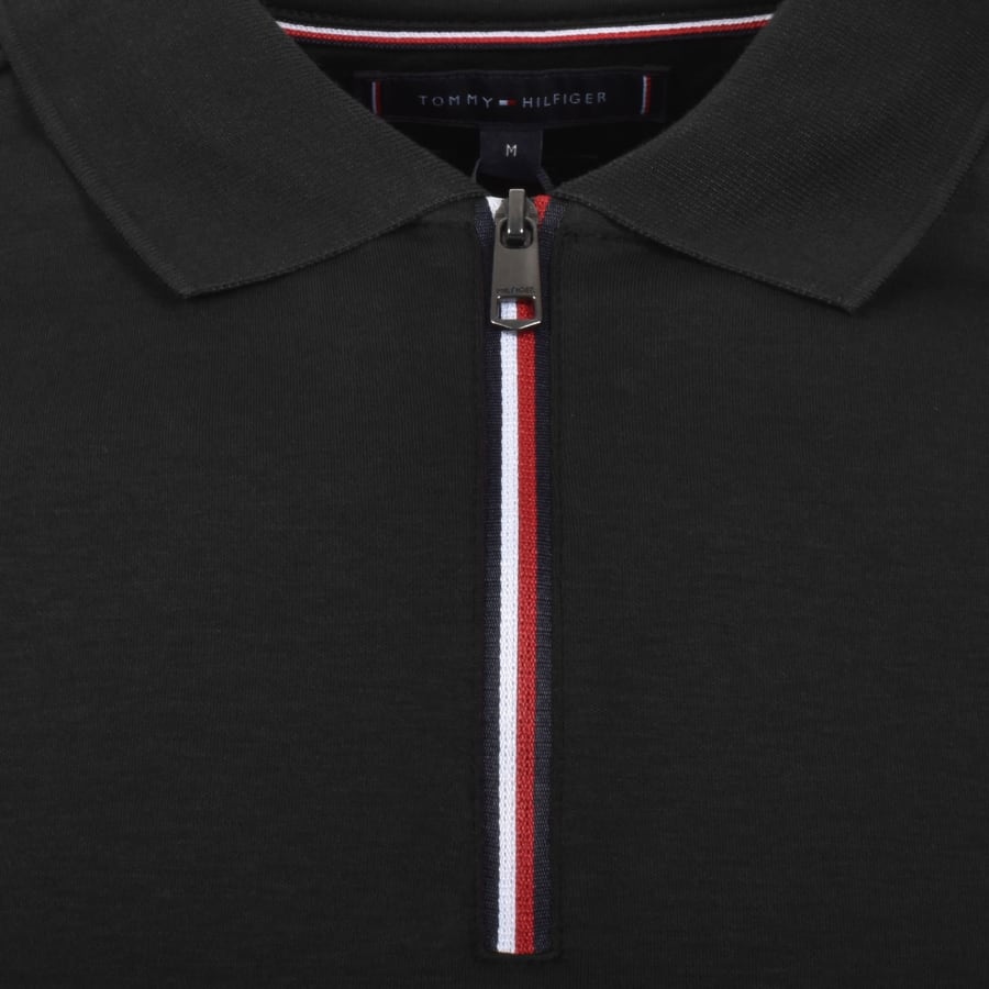 Image number 4 for Tommy Hilfiger Polo T Shirt Black