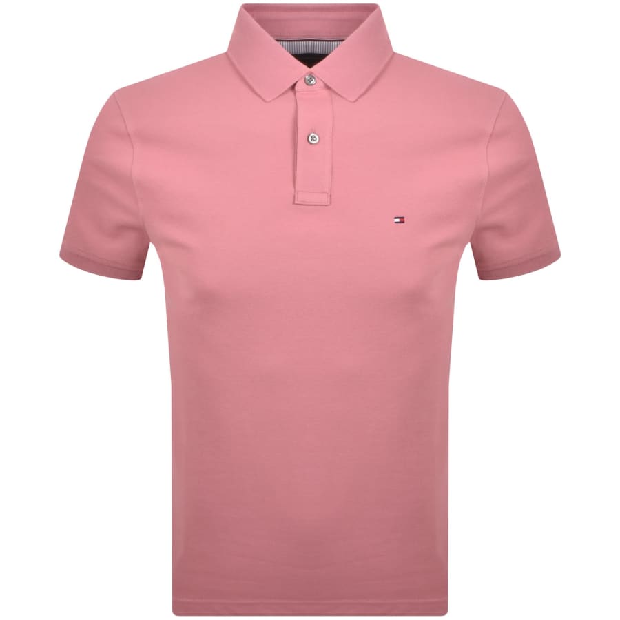 Image number 1 for Tommy Hilfiger 1985 Polo T Shirt Pink