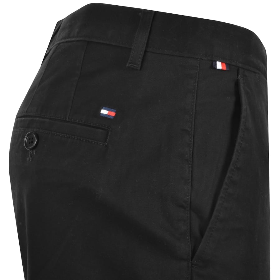 Image number 3 for Tommy Hilfiger Core Denton Twill Trousers Black