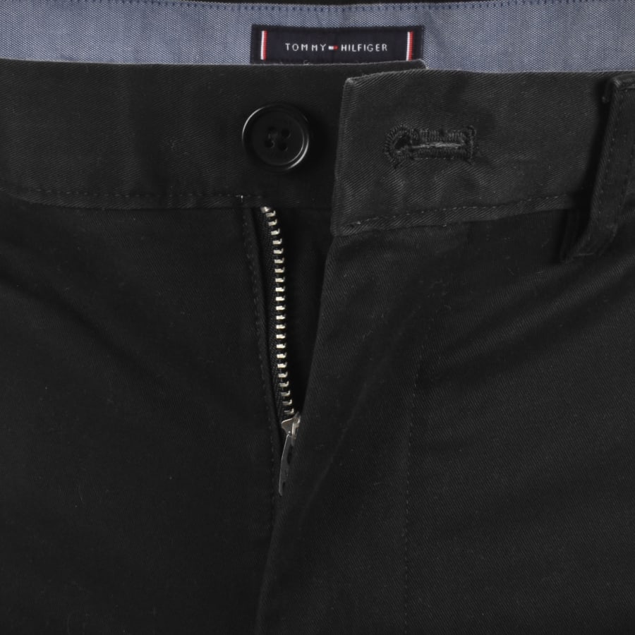 Image number 4 for Tommy Hilfiger Core Denton Twill Trousers Black