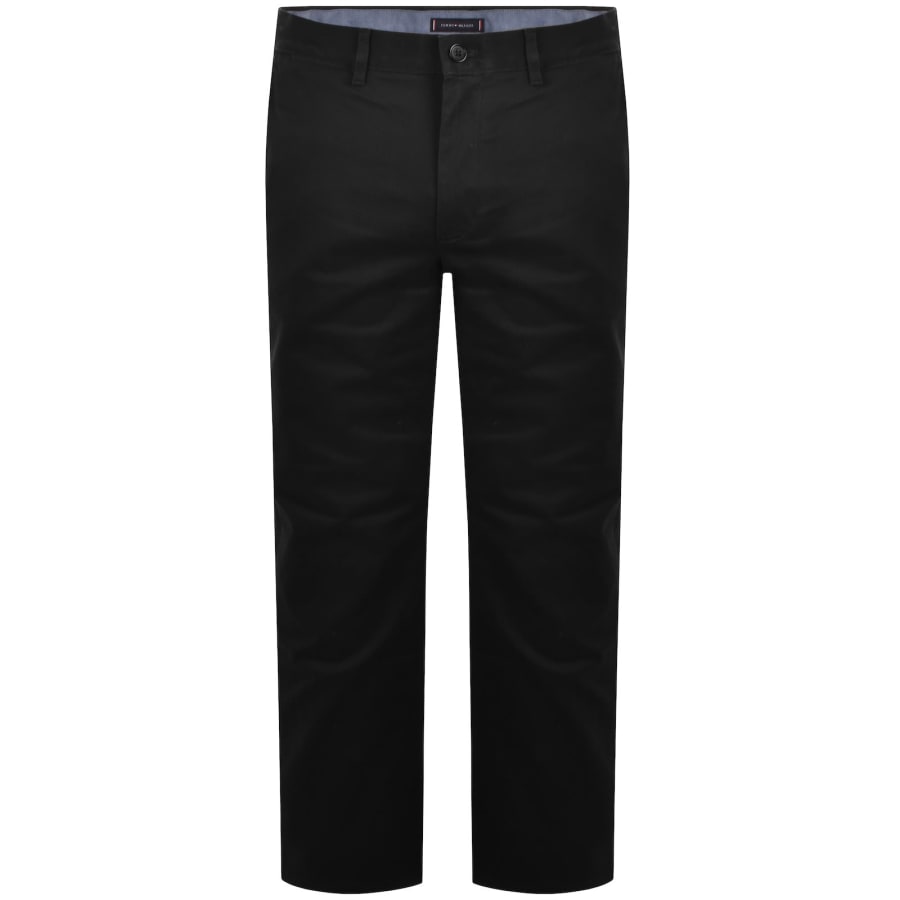 Image number 1 for Tommy Hilfiger Core Denton Twill Trousers Black