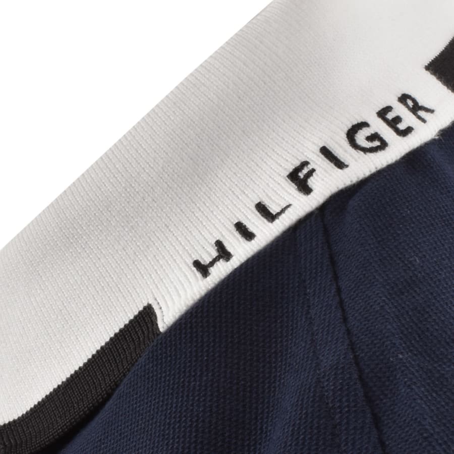 Image number 5 for Tommy Hilfiger Grafic Collar Polo T Shirt Navy