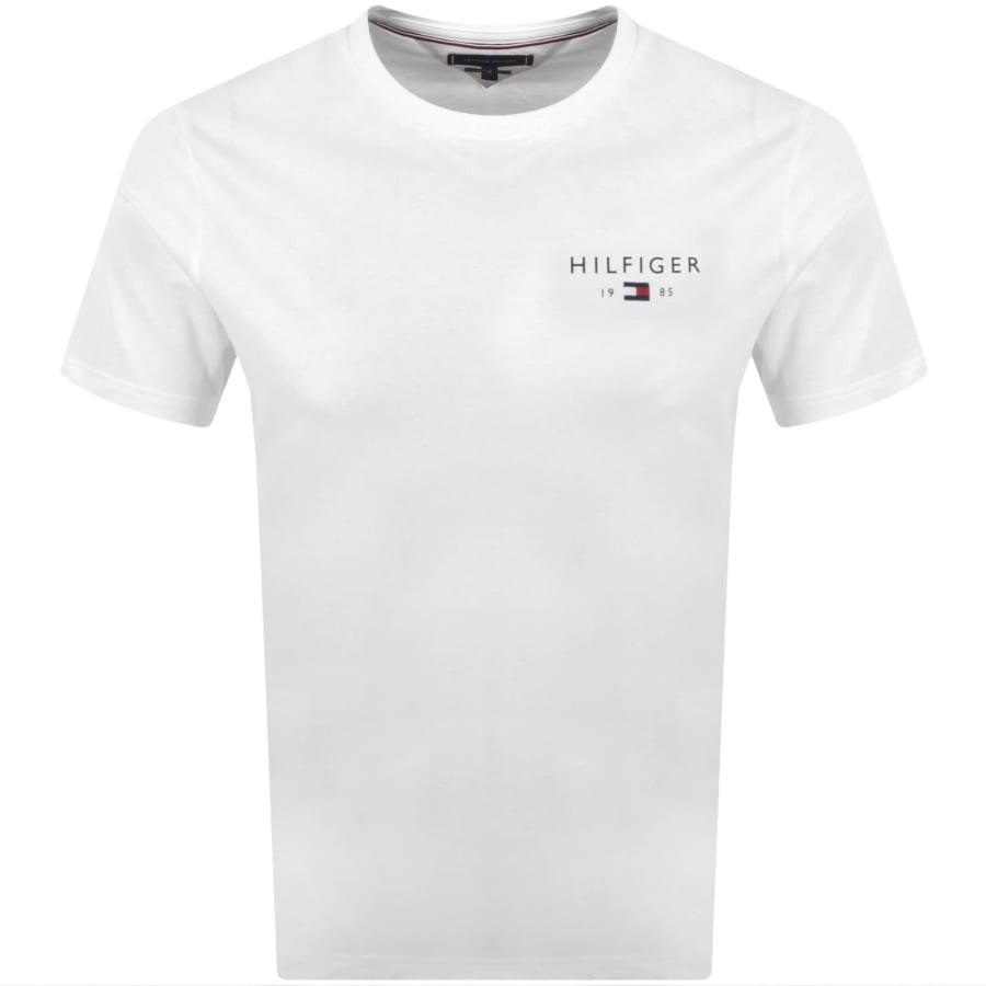 Image number 1 for Tommy Hilfiger Logo Brand Love T Shirt White
