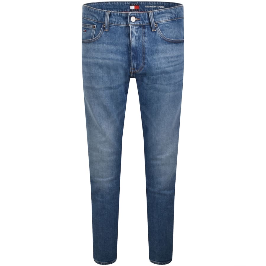 Image number 2 for Tommy Jeans Austin Slim Tapered Jeans Blue