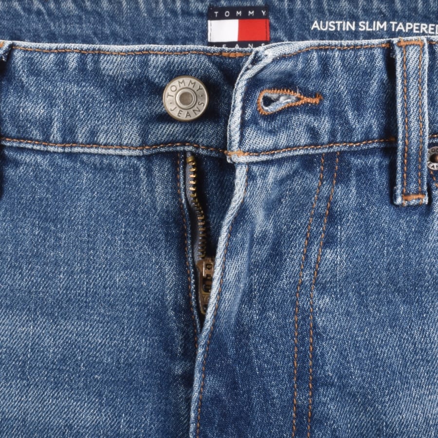 Image number 5 for Tommy Jeans Austin Slim Tapered Jeans Blue