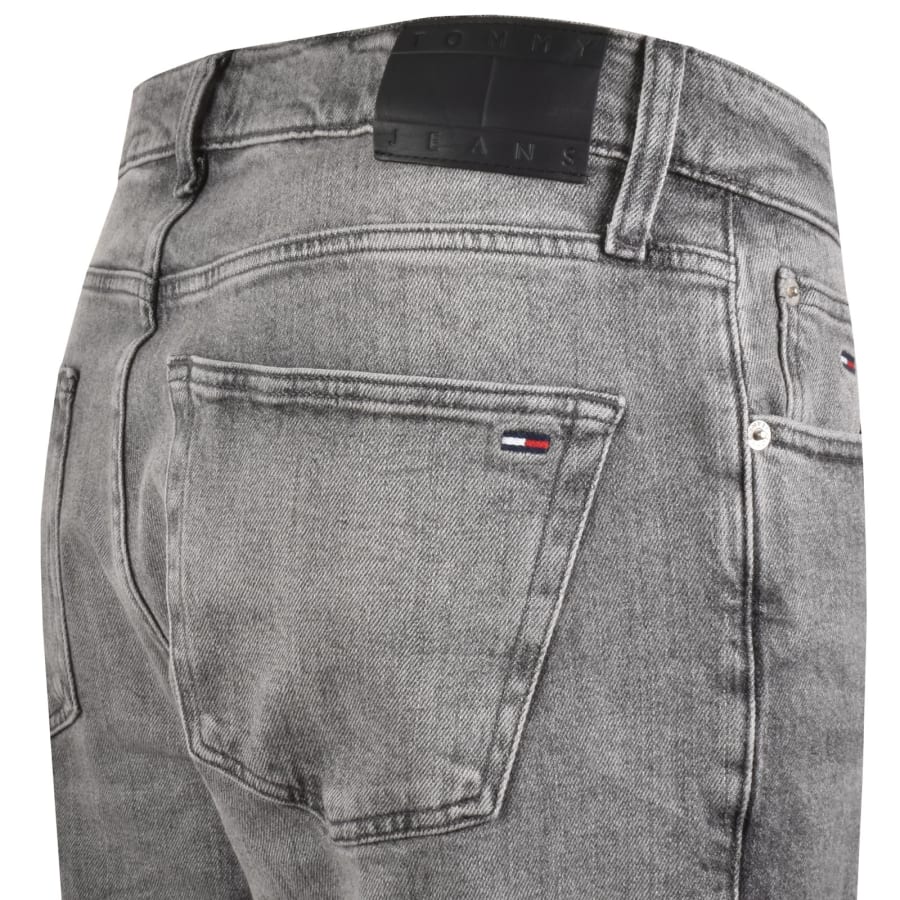 Image number 4 for Tommy Jeans Ryan Slim Fit Straight Jeans Grey