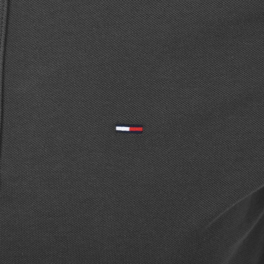 Image number 3 for Tommy Jeans Slim Fit Polo T Shirt Washed Black