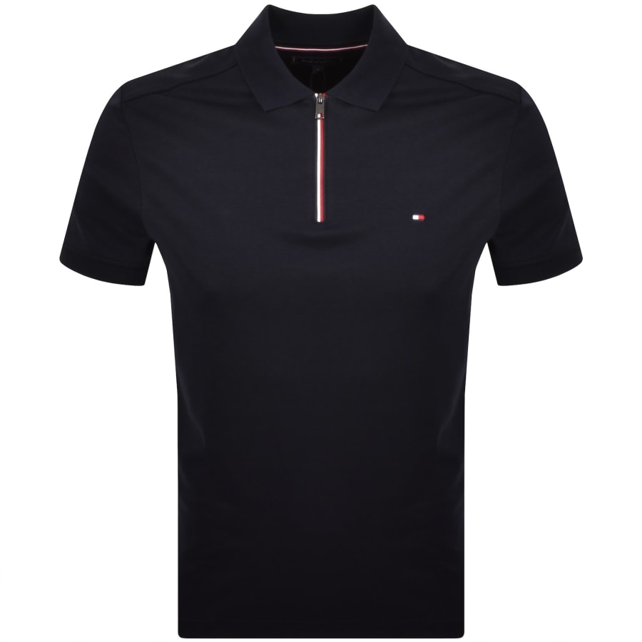 Image number 1 for Tommy Hilfiger Polo T Shirt Navy