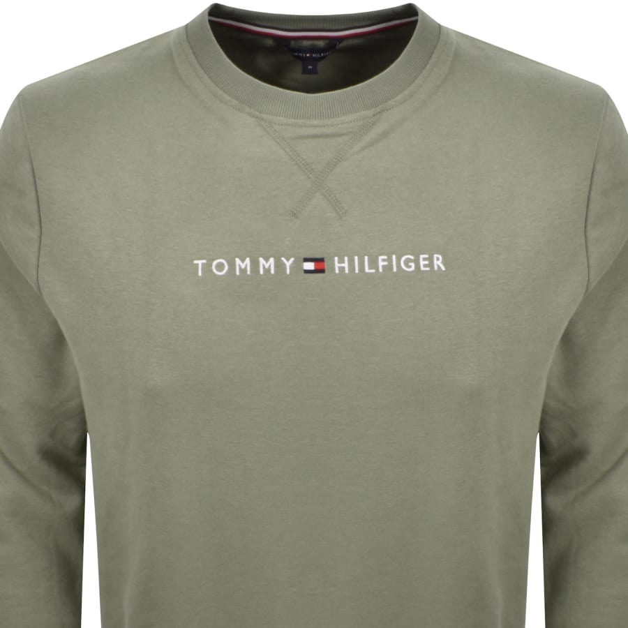 Image number 2 for Tommy Hilfiger Track Top Sweatshirt Green
