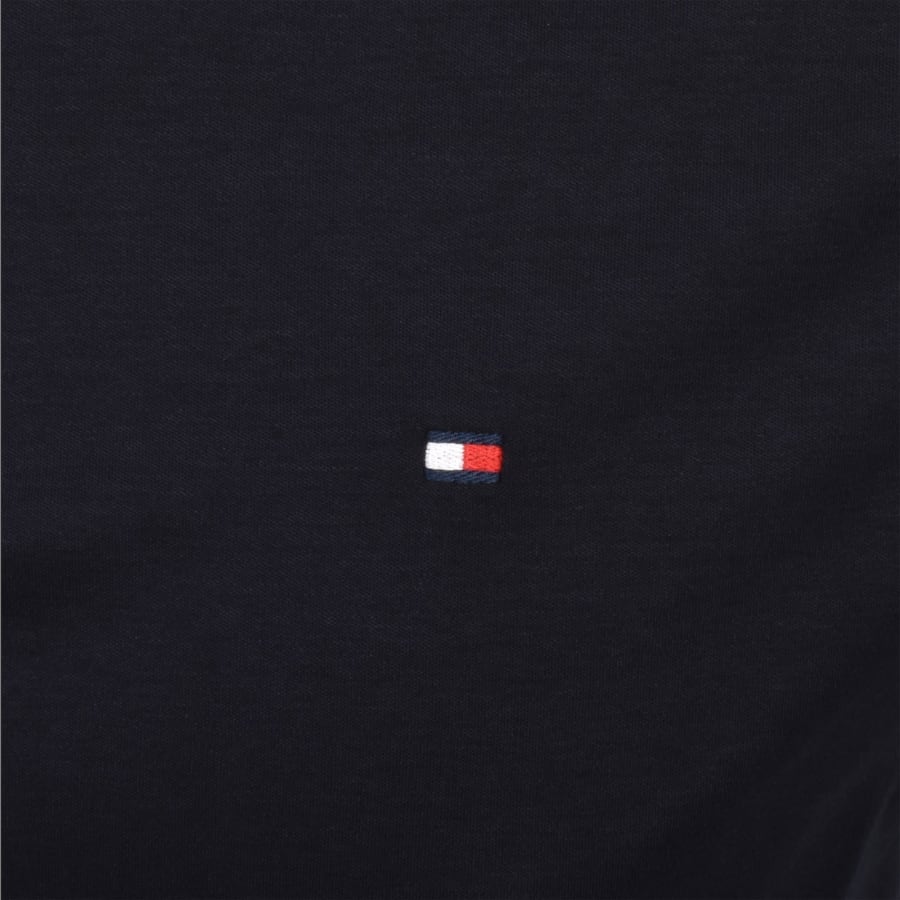 Image number 3 for Tommy Hilfiger Long Sleeve Polo T Shirt Navy