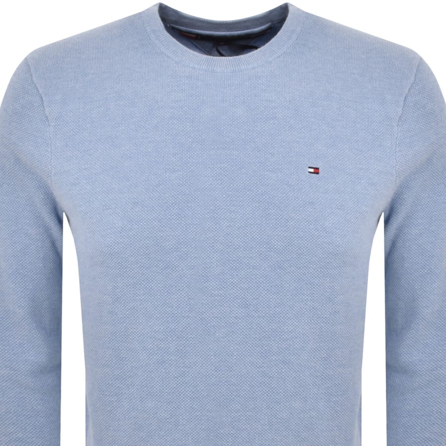 Image number 2 for Tommy Hilfiger Essential Structure Jumper Blue