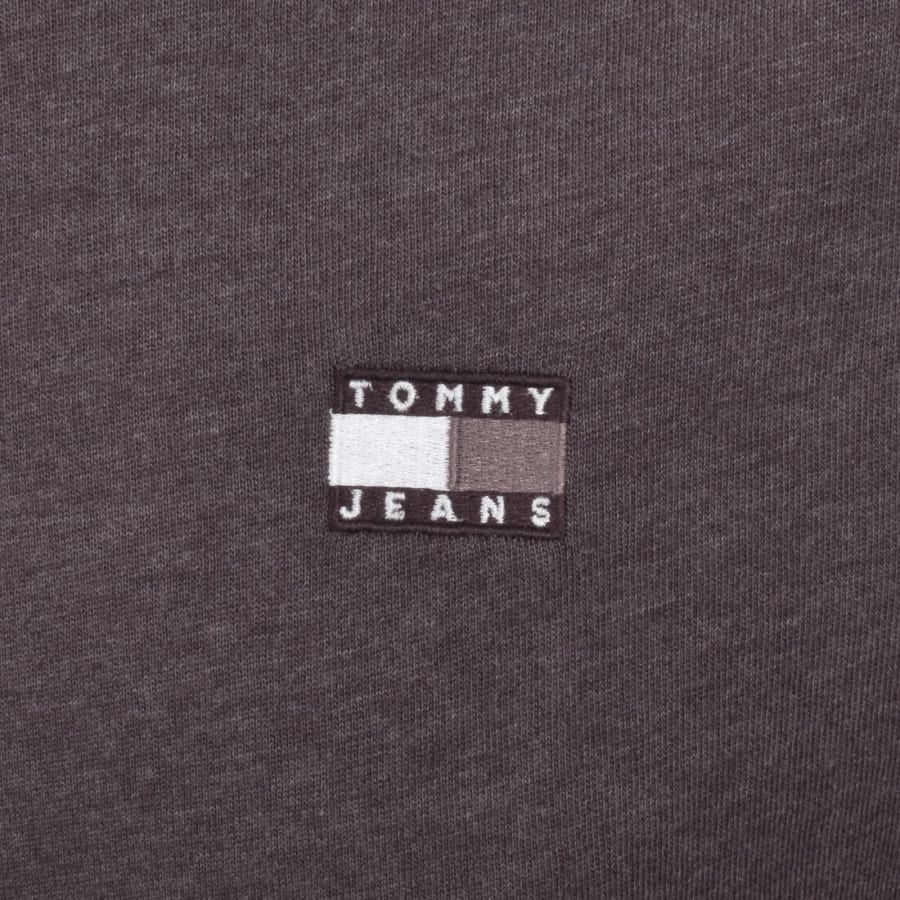 Image number 3 for Tommy Jeans Badge T Shirt Brown