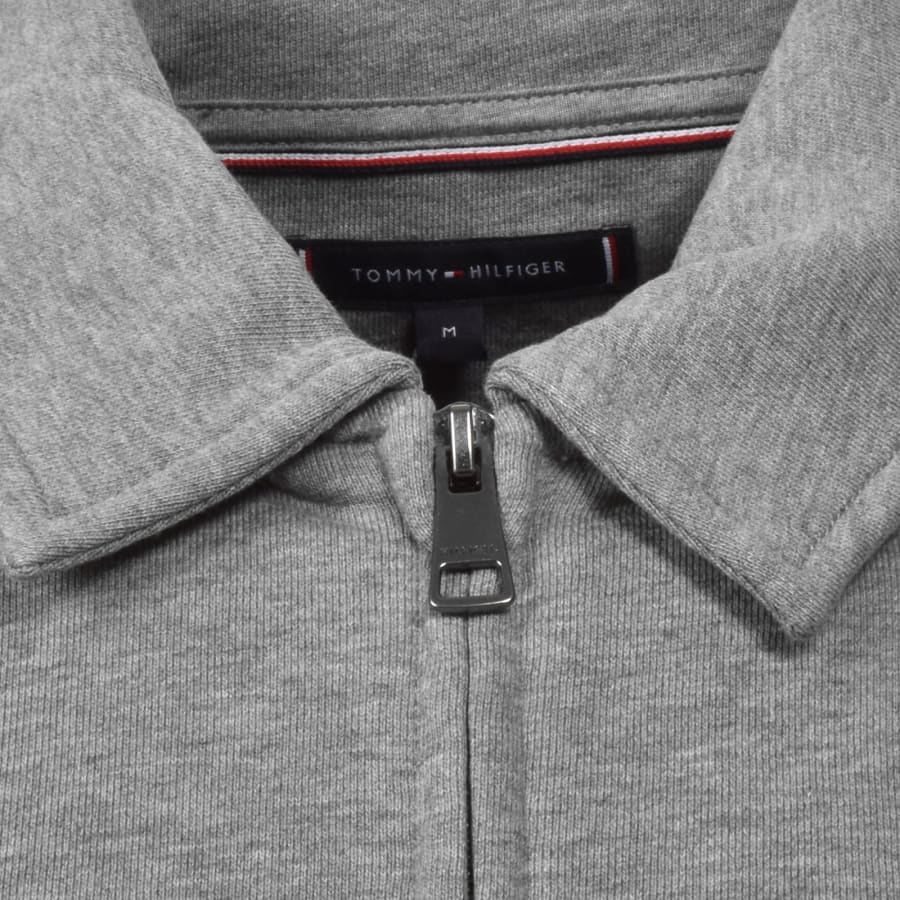 Image number 4 for Tommy Hilfiger Full Zip Sweatshirt Grey