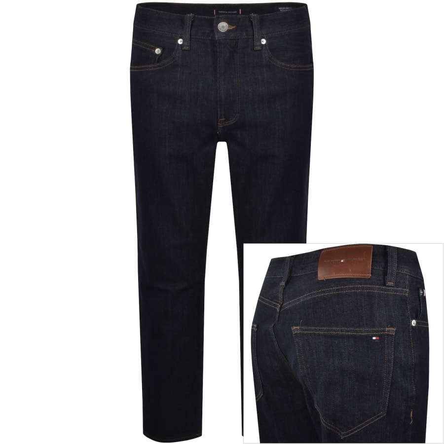 Image number 1 for Tommy Hilfiger Mercer Regular Fit Jeans Navy