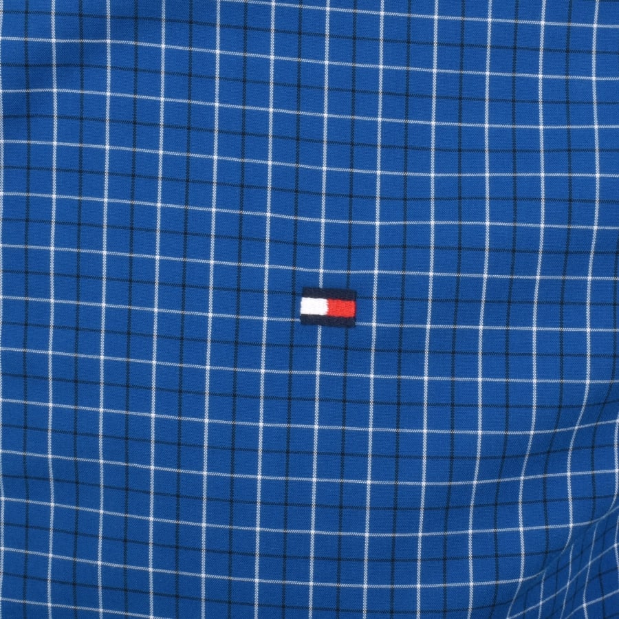 Image number 3 for Tommy Hilfiger Core Tattersal Check Shirt Blue